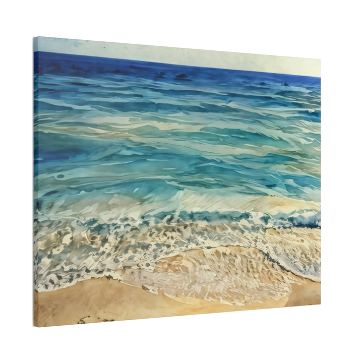 Stretched Beach Art Canvas Print