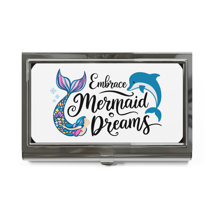 Business Card Holder - Embrace Mermaid Dreams