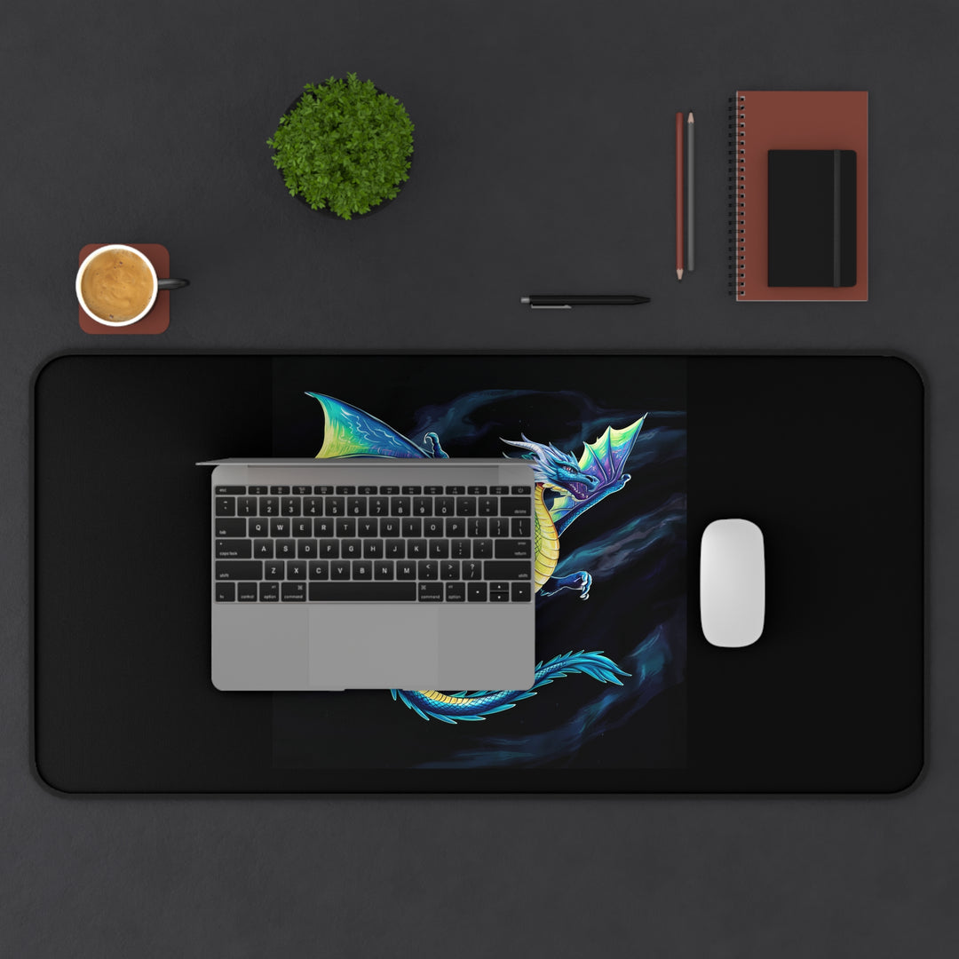 Desk Mat - Dragon on Black