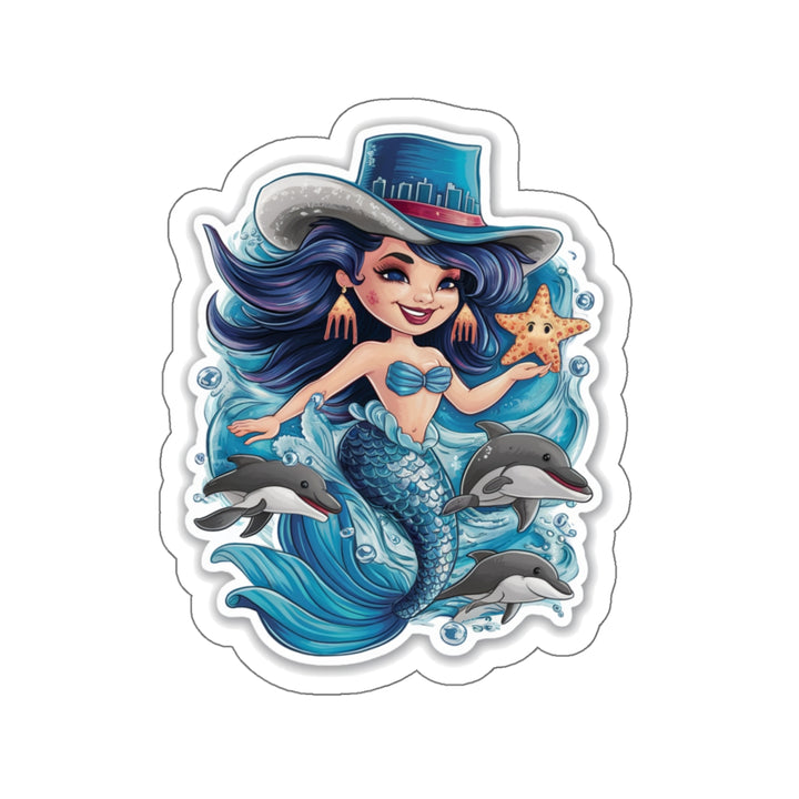 Kiss-Cut Stickers - Texas Mermaid