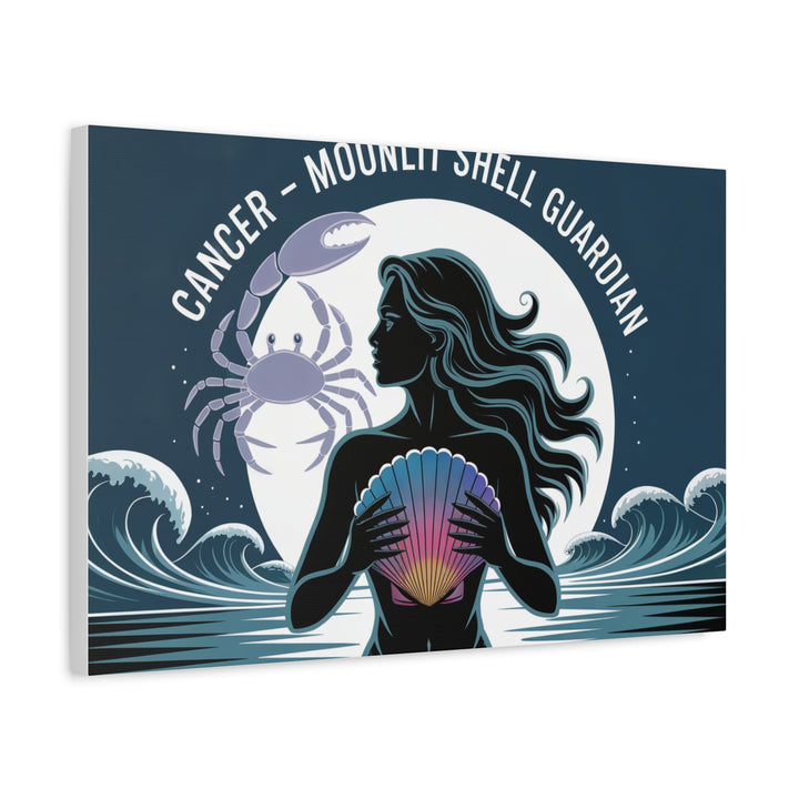 Zodiac Cancer Matte Stretched Canvas Wall Art