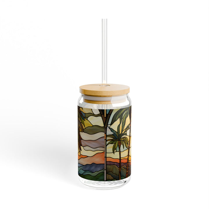 Sipper Glass, 16oz - Florida Beach