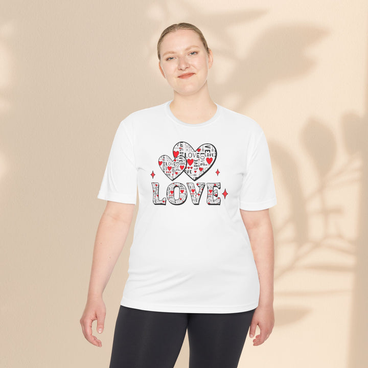 Unisex Moisture Wicking Tee - Love