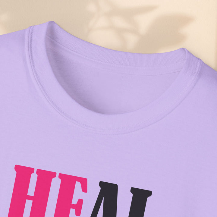 Heal Cancer Unisex Ultra Cotton Tee - Inspirational Faith-Based T-Shirt for Awareness