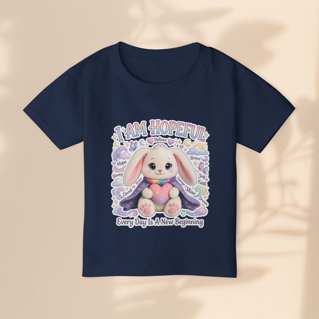 I Am Hopeful Bunny Toddler T-Shirt for Kids