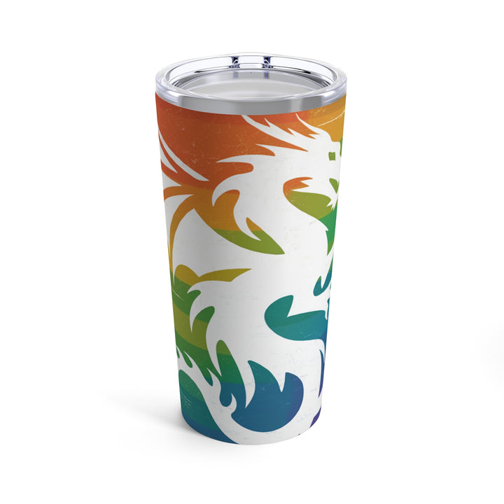 Tumbler 20oz - White Dragon