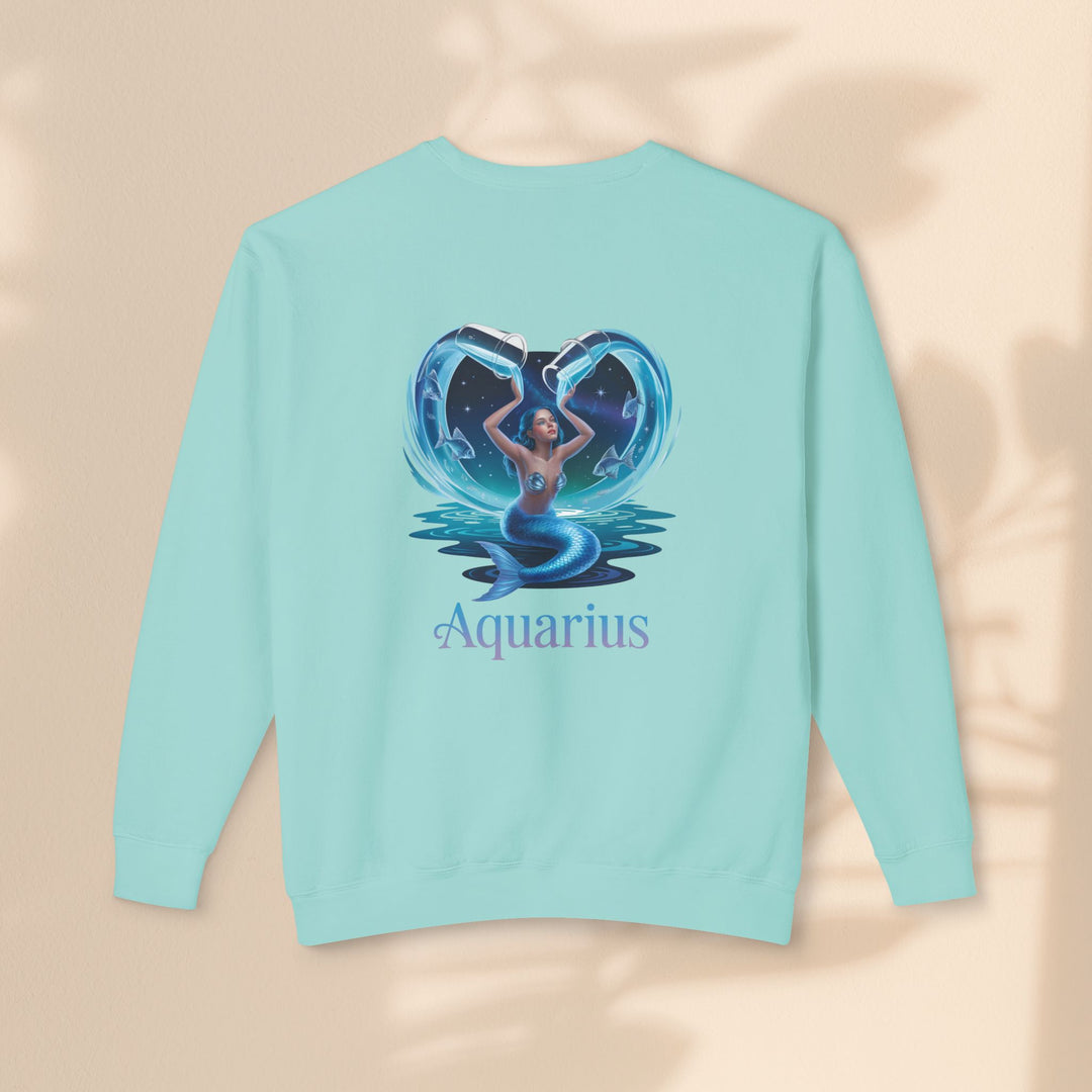 Aquarius Unisex Crewneck Sweatshirt, Zodiac Gifts, Astrology Apparel, Horoscope Sweatshirt, Birthday Gifts