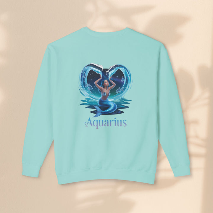 Aquarius Unisex Crewneck Sweatshirt, Zodiac Gifts, Astrology Apparel, Horoscope Sweatshirt, Birthday Gifts