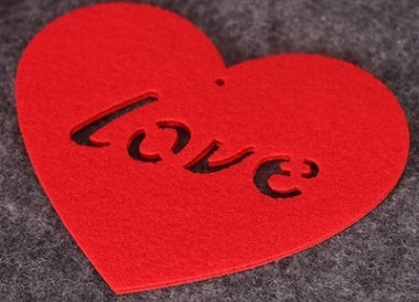 DIY Heart and Flower Hanging Curtain