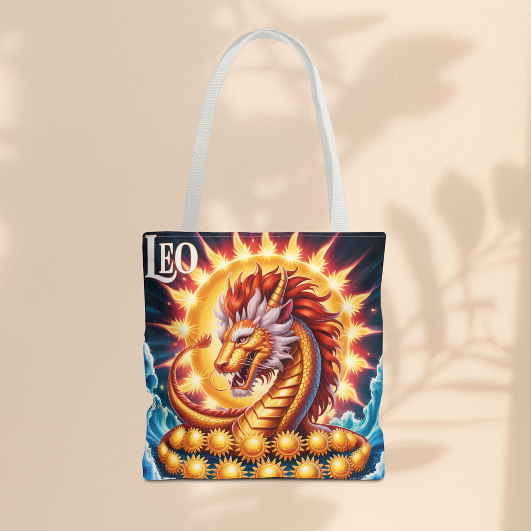 Leo Zodiac Tote Bag, Astrology Bag, Horoscope Tote, Birthday Gift, Festival Bag, Celestial Art Bag