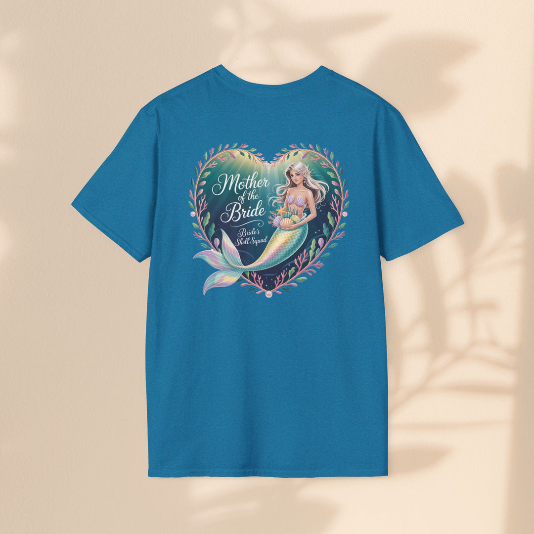 Mother of the Bride Mermaid Unisex Softstyle T-Shirt