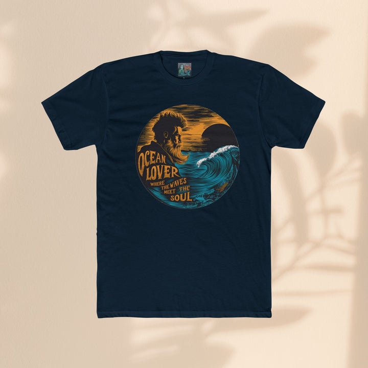 Unisex Cotton Crew Tee - Ocean Lover Soul