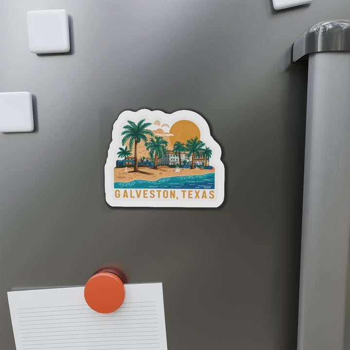 Die-Cut Magnets - Galveston Texas