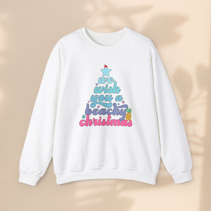 Unisex Heavy Blend™ Crewneck Sweatshirt - Beachy Christmas