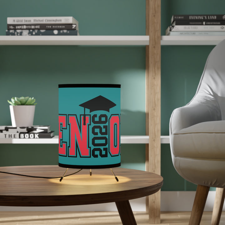2026 Graduation Tripod Lamp, Class of 2026 Decor, Senior Year Gift, College Dorm Lighting, Unique Lamp Shade