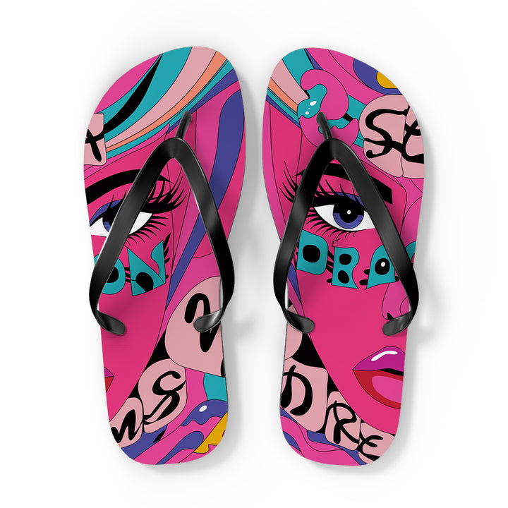 Sea Dragon Dreams Flip Flops