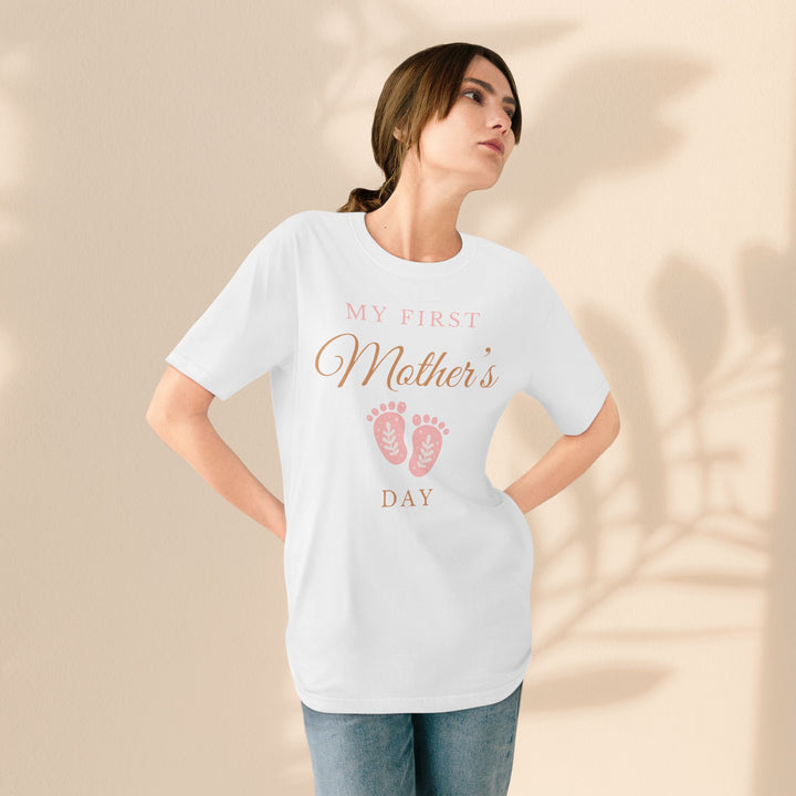 My First Mother's Day Organic T-Shirt - Baby Announcement Tee