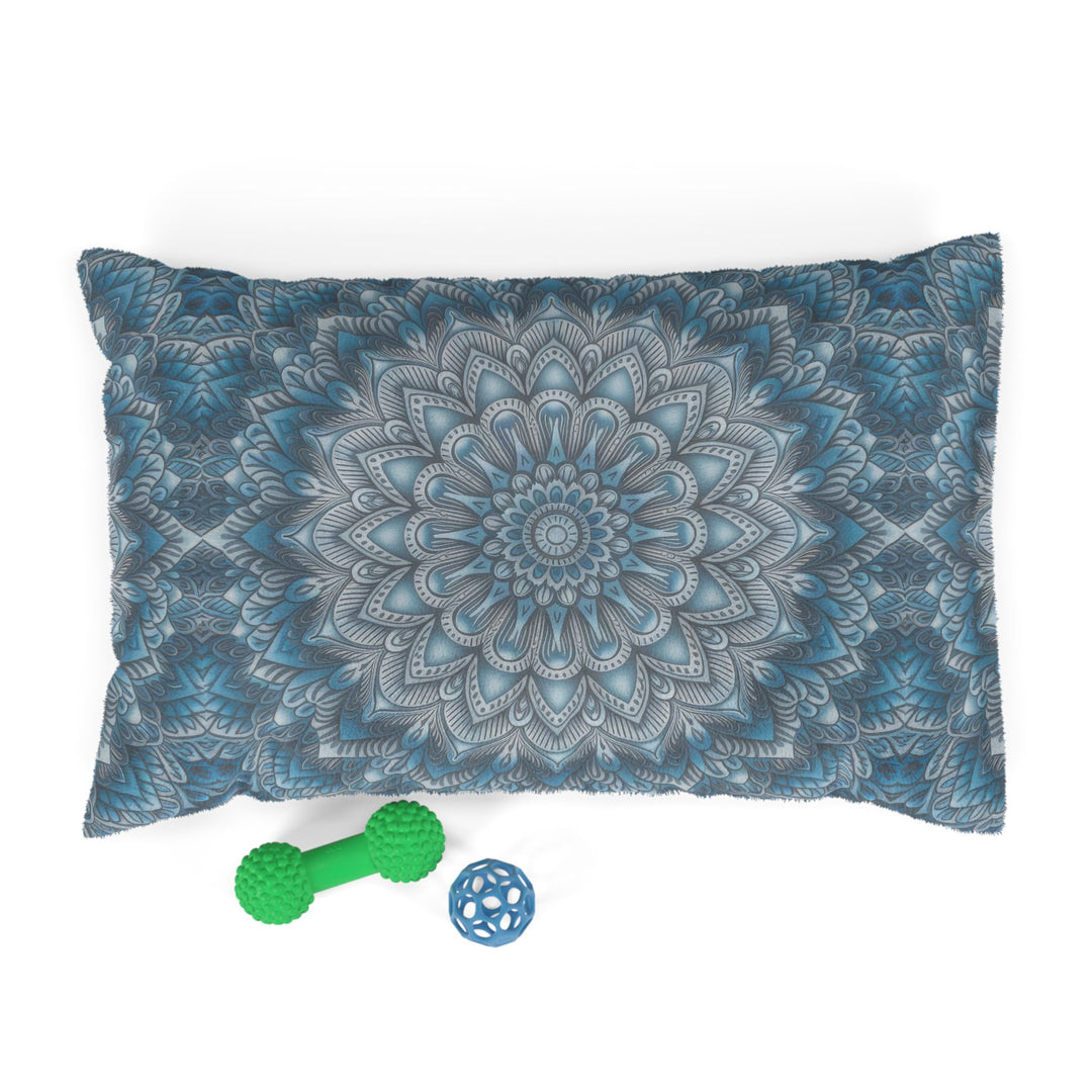 Blue Mandala Pet Bed