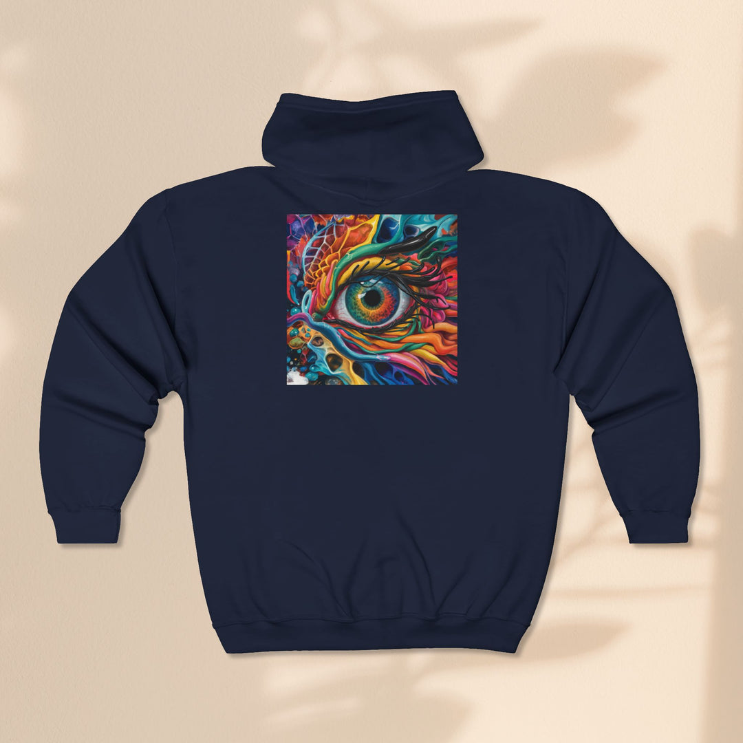 Dragon Eye - Unisex Heavy Blend™ Full Zip Hooded Sweatshirt