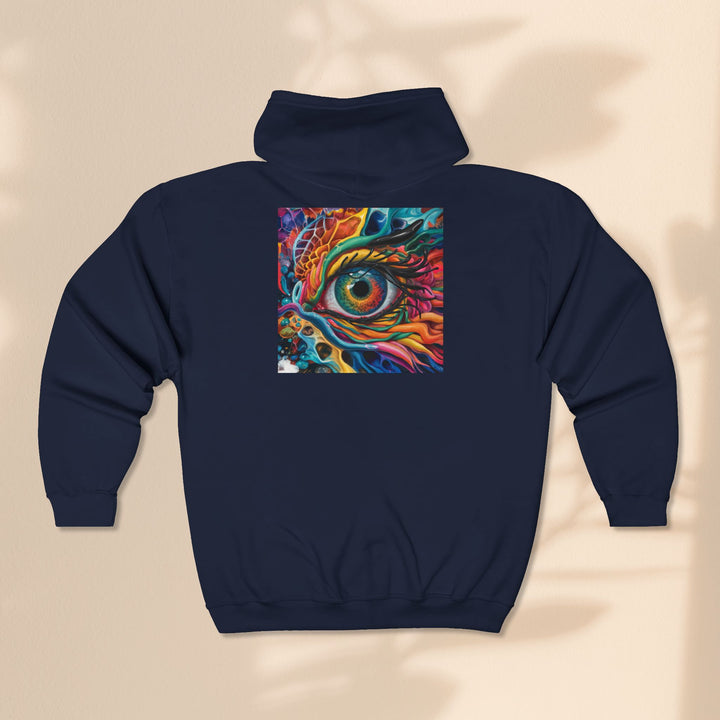 Dragon Eye - Unisex Heavy Blend™ Full Zip Hooded Sweatshirt