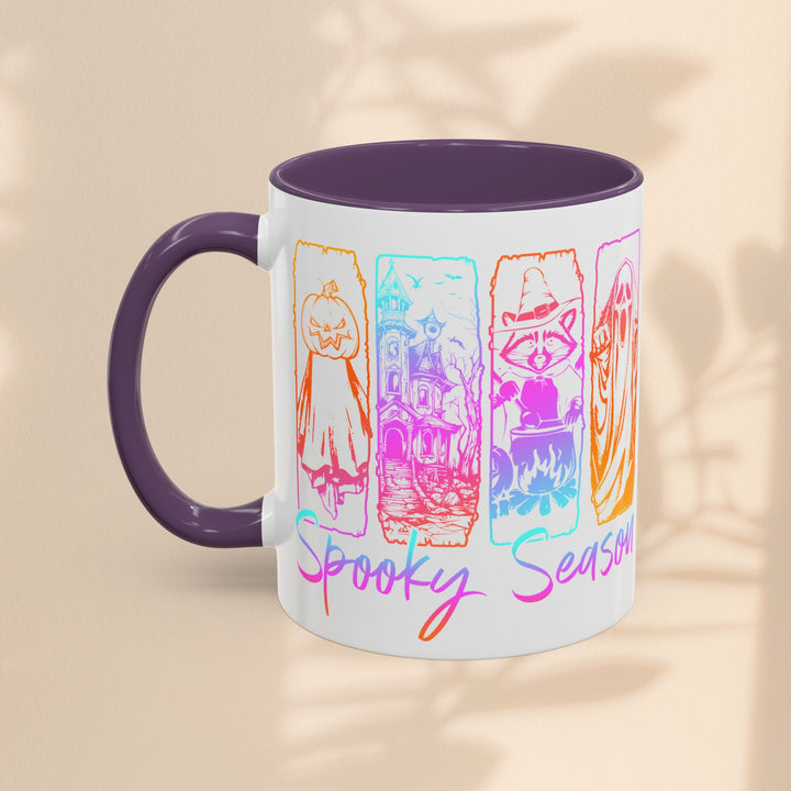 Spooky Season Accent Coffee Mug – Halloween Ceramic Cup (11oz, 15oz)