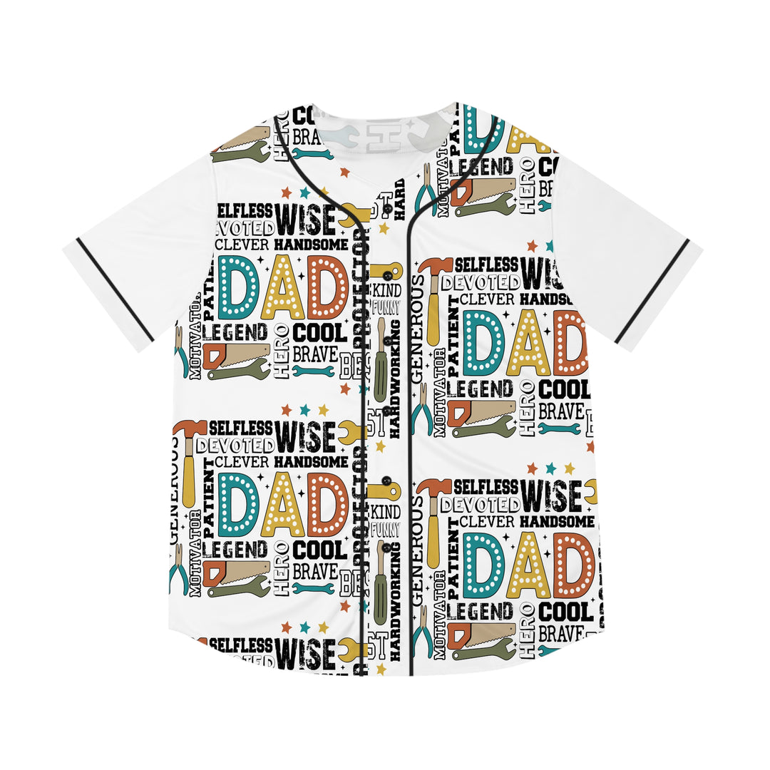 Men's Baseball Jersey (AOP) - DAD