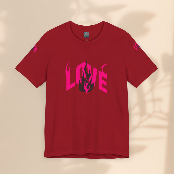 Unisex Jersey Short Sleeve Tee - LOVE