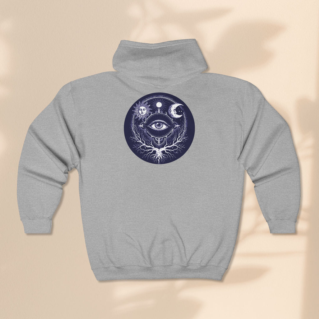 Sacred Eye - Unisex Heavy Blend™ Full Zip Hooded Sweatshirt