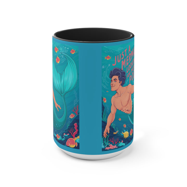 Accent Mugs - Merman Looking For His Pod