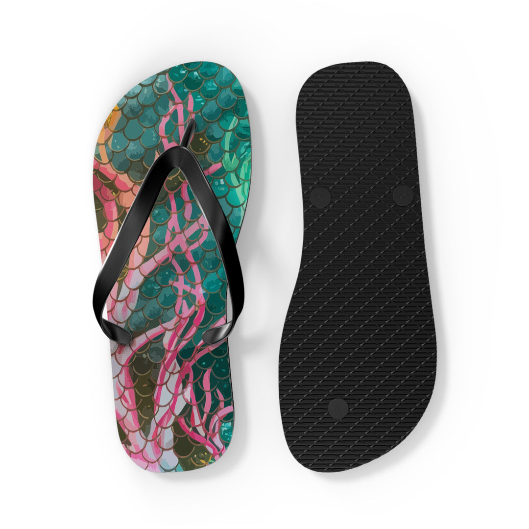 Flip Flops - Mermaid Scale Net