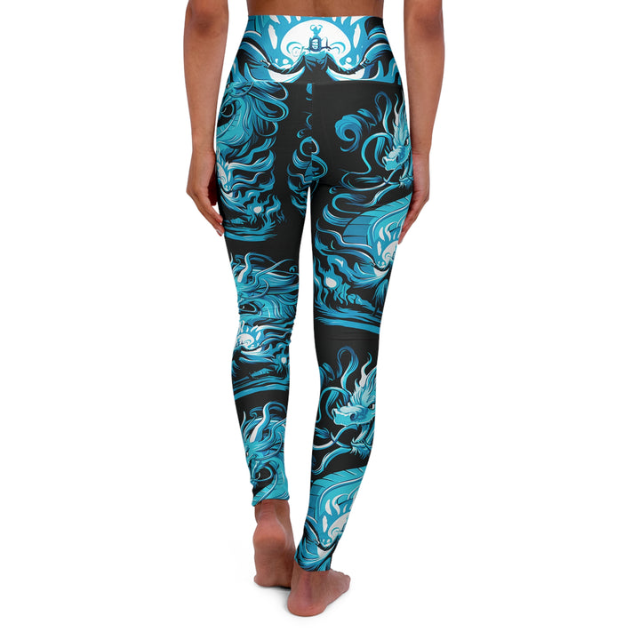 High Waisted Yoga Leggings - Majestic Reign