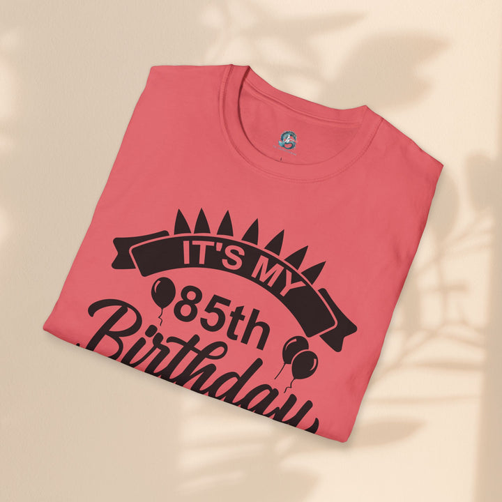85th Birthday Celebration T-Shirt, Unisex Softstyle Tee for 85th Birthday, Milestone Birthday Gift, Birthday Party Outfit, Cute [...]