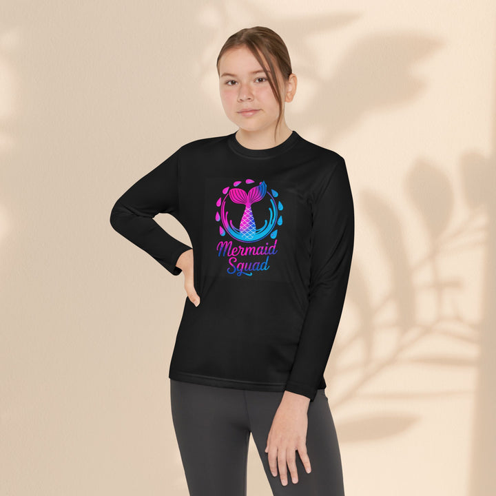 Youth Long Sleeve Competitor Tee - Mermaid Squad