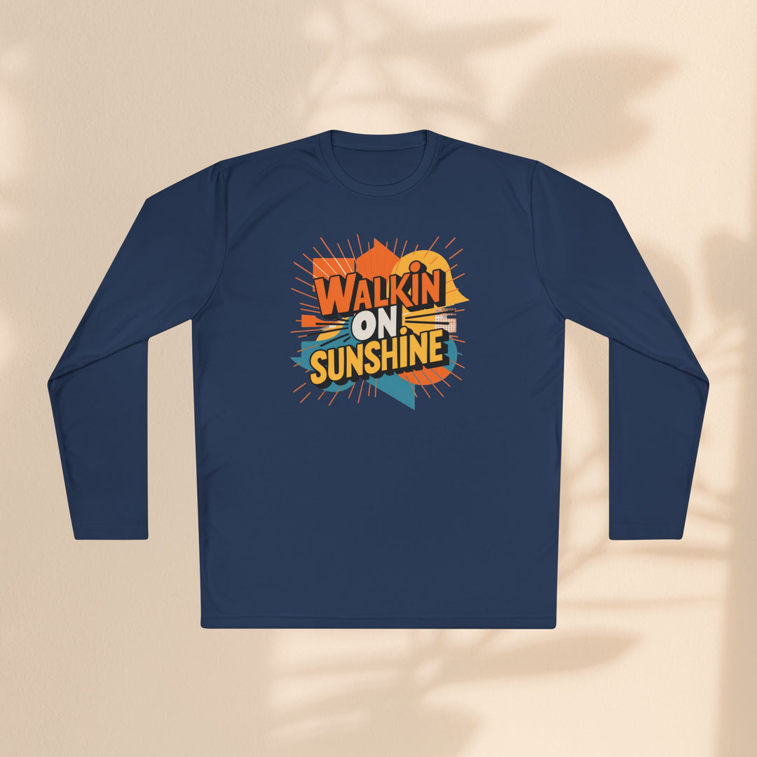 Unisex Lightweight Long Sleeve Tee - Walking On Sunshine