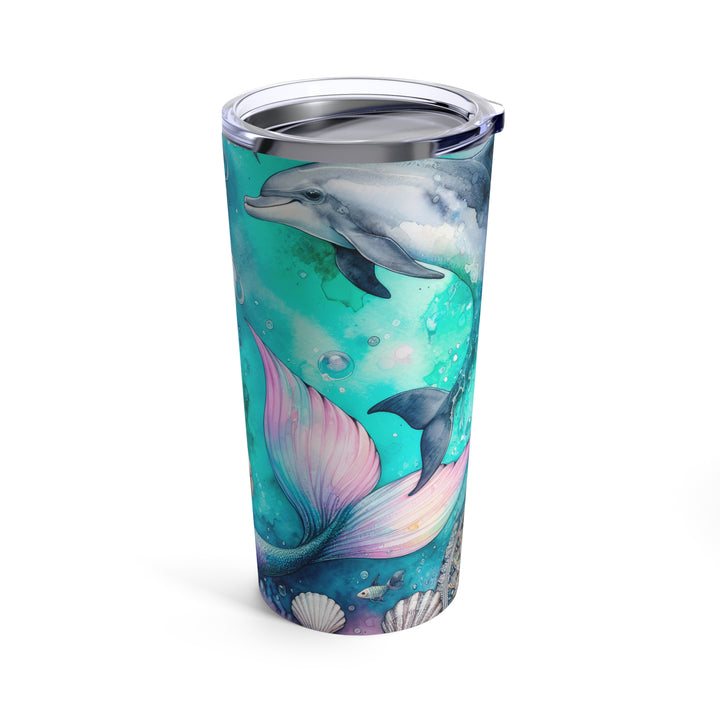 Tumbler 20oz - Mer Flowers