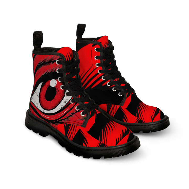 Women's Canvas Boots - Red Eye