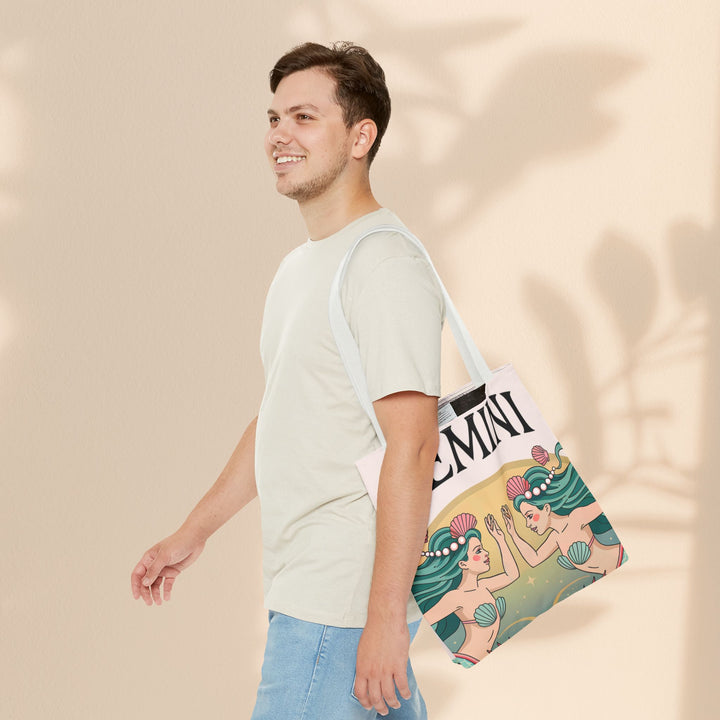 Gemini Zodiac Tote Bag, Astrological Bag, Personalized Gift, Astrology Lover, Horoscope Accessory, Birthday Present