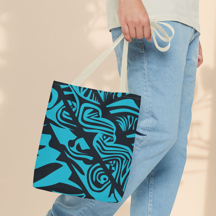 Tote Bag (AOP) - Blue Tribal