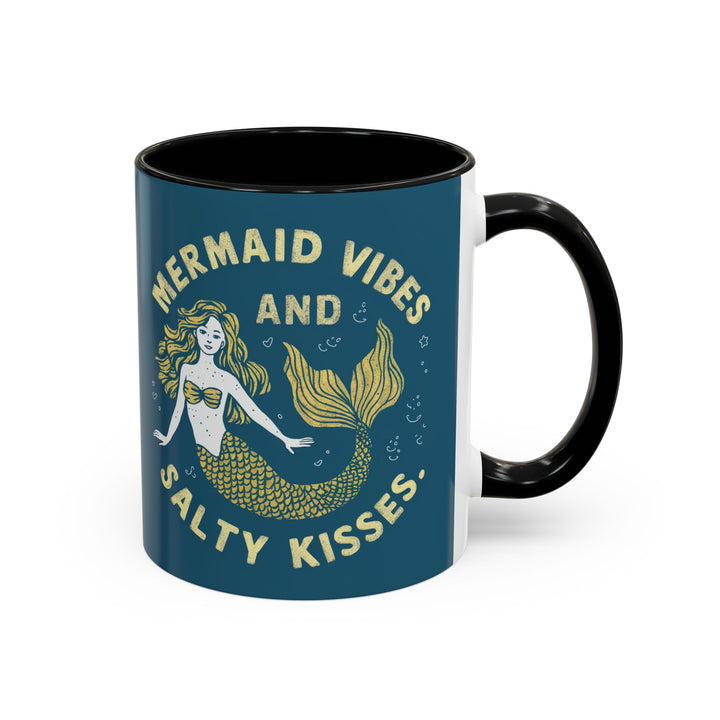 Accent Coffee Mug (11, 15oz)  - Salty Kisses