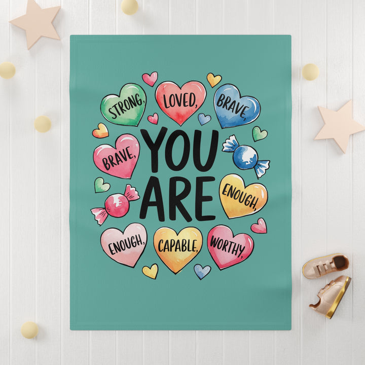 Baby Blanket - 'You Are' Soft Fleece Blanket for Precious Babies