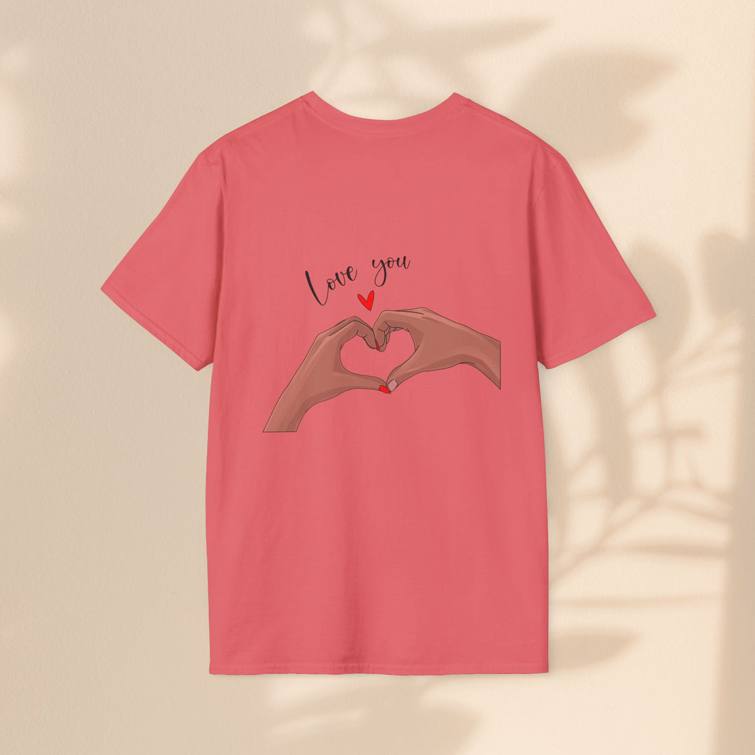 Unisex Softstyle T-Shirt - Love You Heart