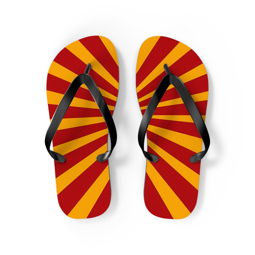 Flip Flops - Red Yellow