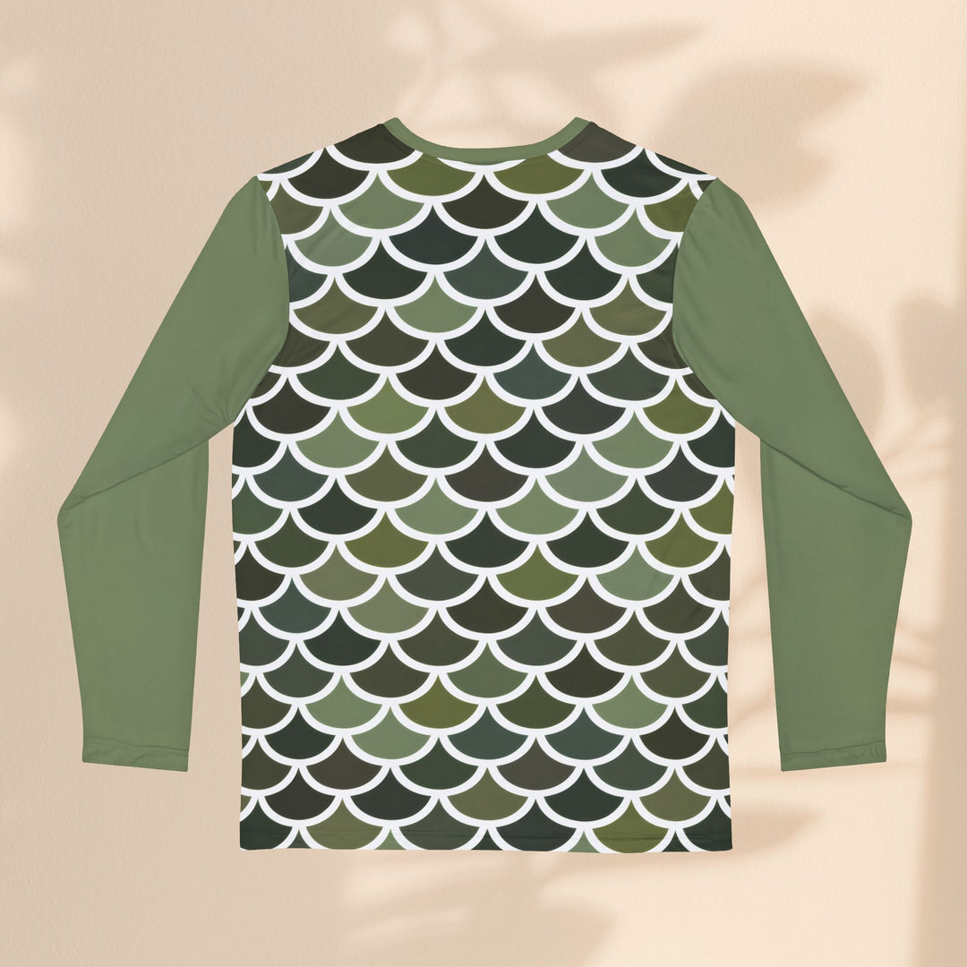 Men's Long Sleeve Shirt (AOP) - Merman Scales