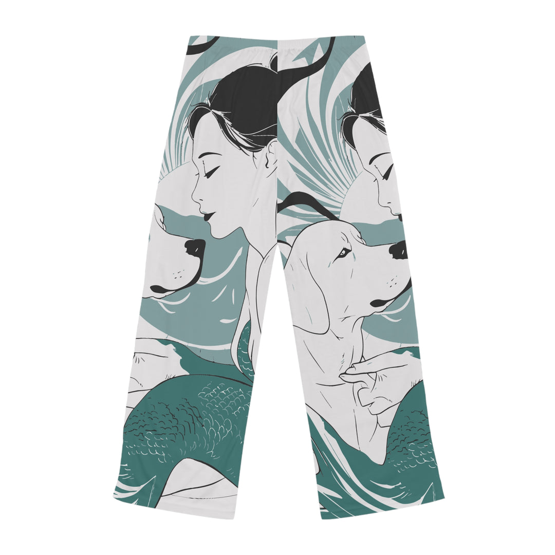 Women's Pajama Pants (AOP) - Japanese Mermaid with Lab