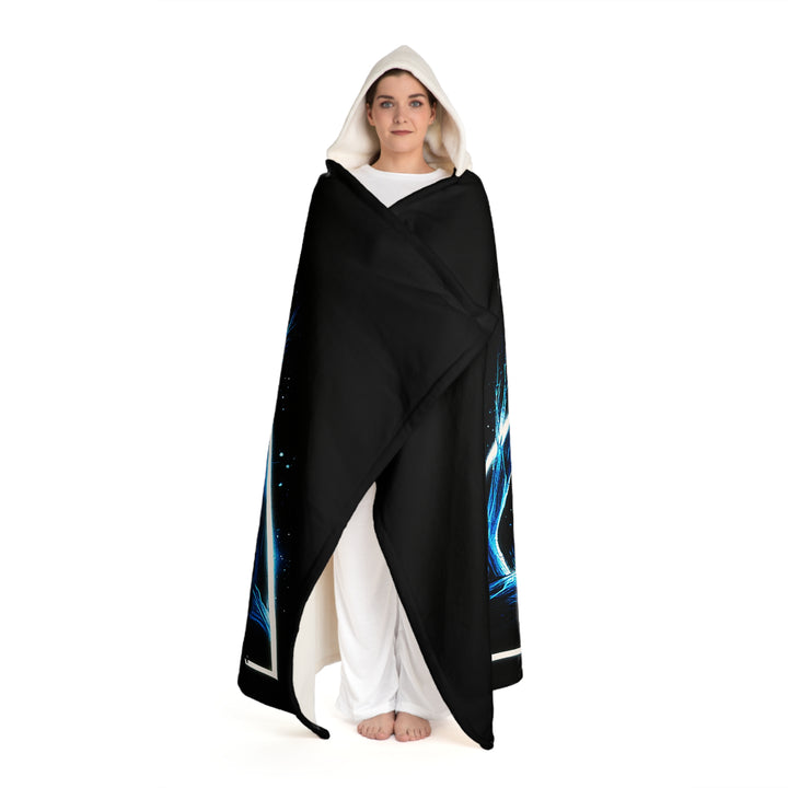 Hooded Sherpa Fleece Blanket - Message of Revelation