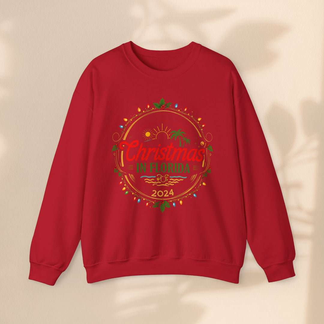 Unisex Heavy Blend™ Crewneck Sweatshirt - Christmas in Florida