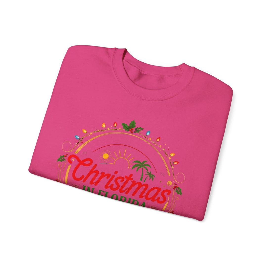 Unisex Heavy Blend™ Crewneck Sweatshirt - Christmas in Florida