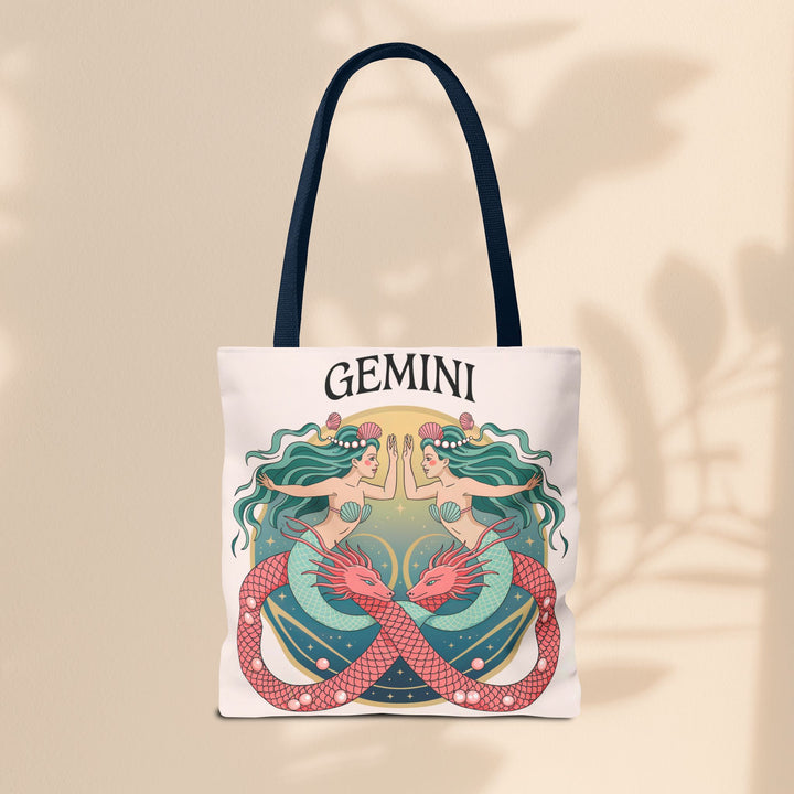 Gemini Zodiac Tote Bag, Astrological Bag, Personalized Gift, Astrology Lover, Horoscope Accessory, Birthday Present