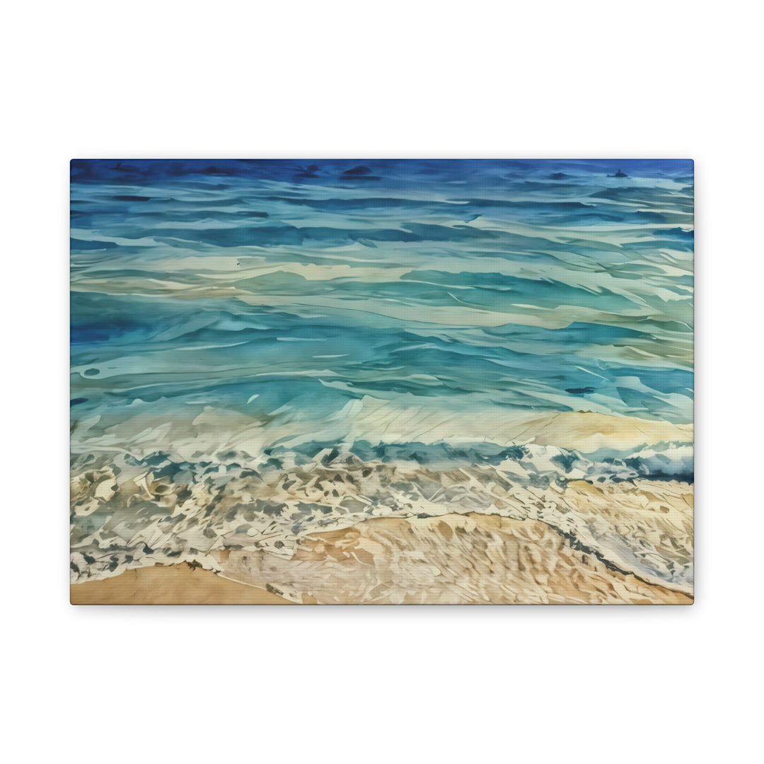 Stretched Beach Art Canvas Print