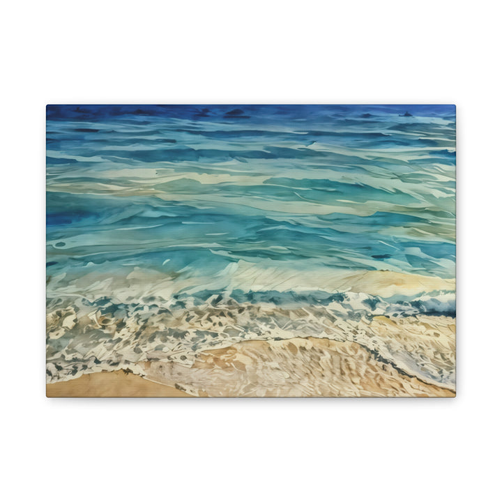 Stretched Beach Art Canvas Print